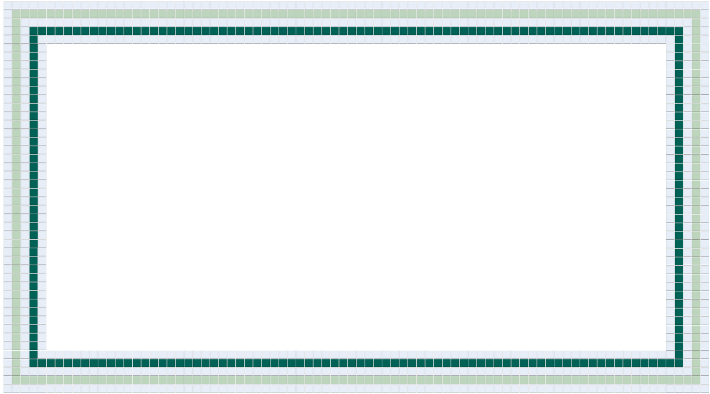 Parley Border| Craftsman Squares | Porcelain