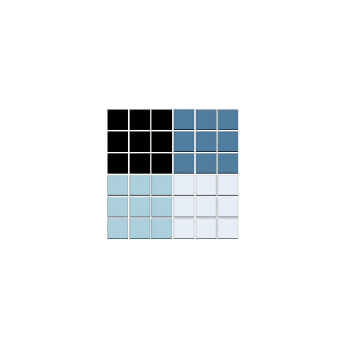 La Salle | Modern Craftsman Square Porcelain Tile Pattern