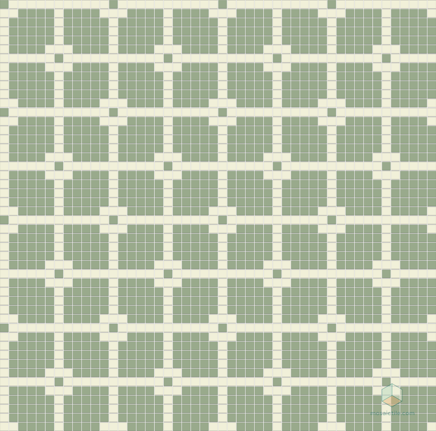 Matrix - Modern Craftsman Square Porcelain Tile Pattern