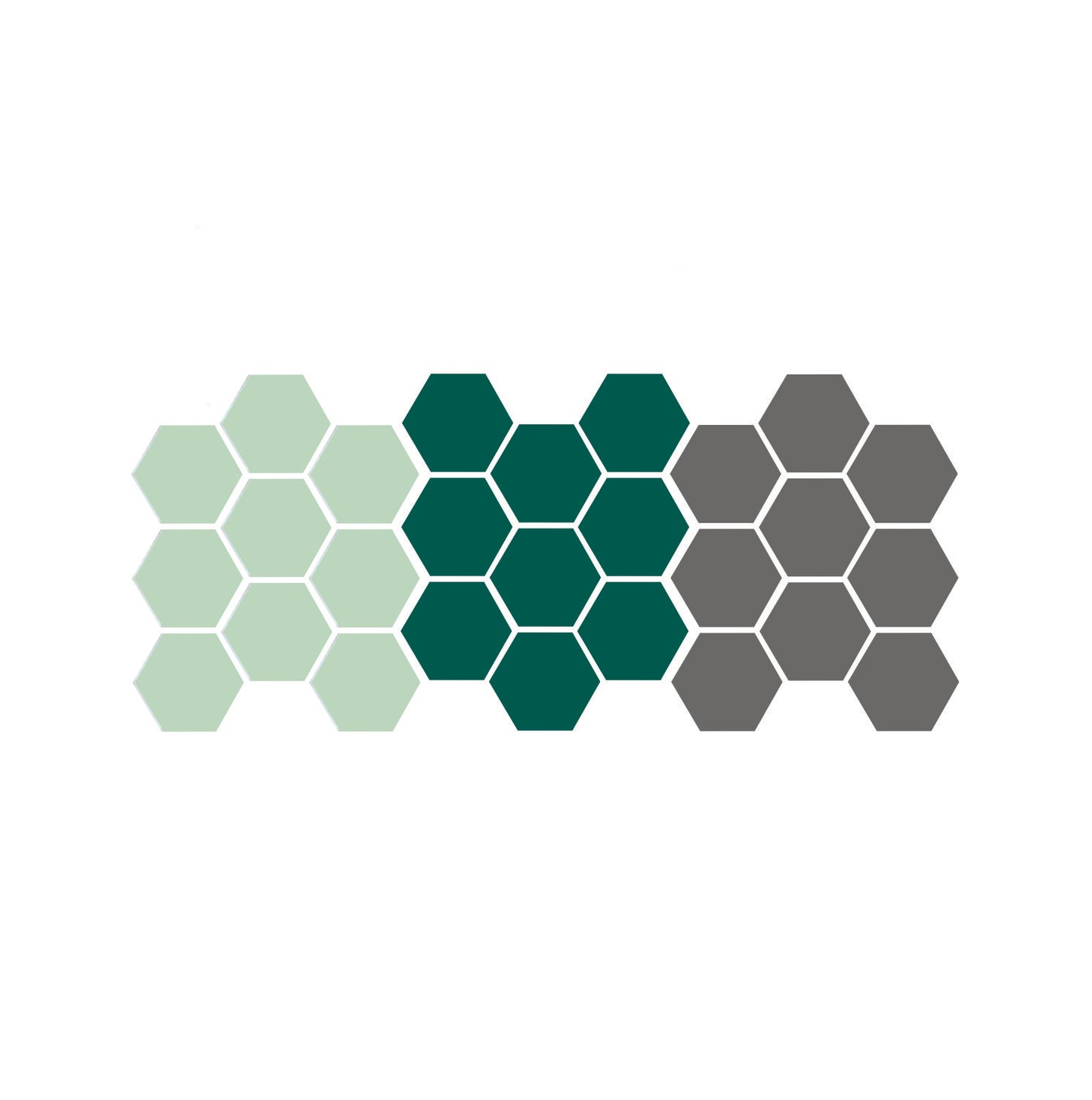 Pistachio/Emerald Green on Slate Gray Color Sample