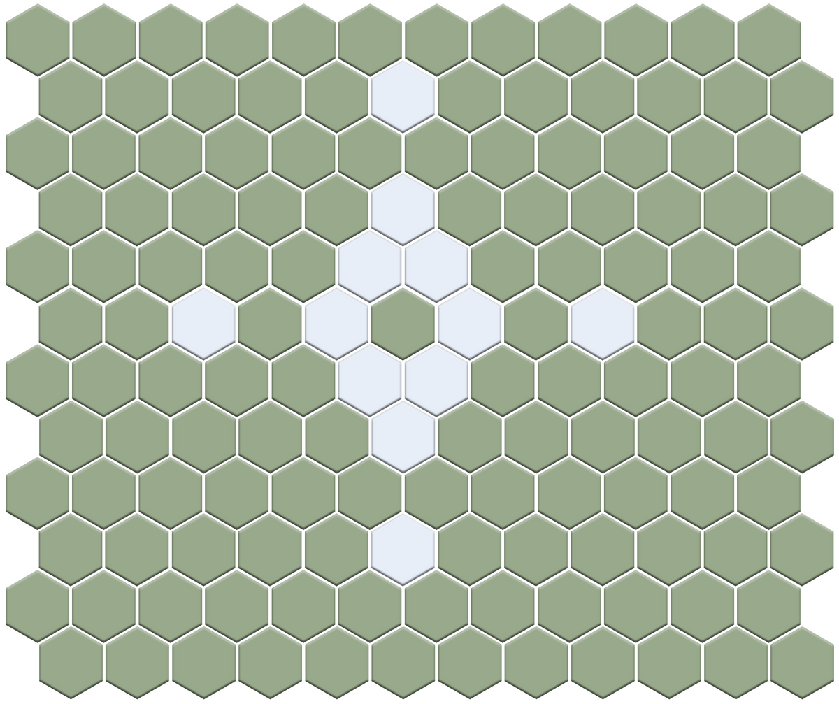 Diamond & Cross | Pinnacle Hexagon Patterns