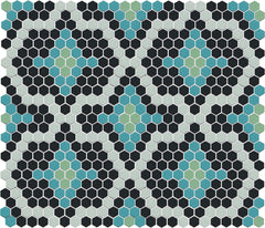 Monarch | Pinnacle Hexagon Tile Pattern