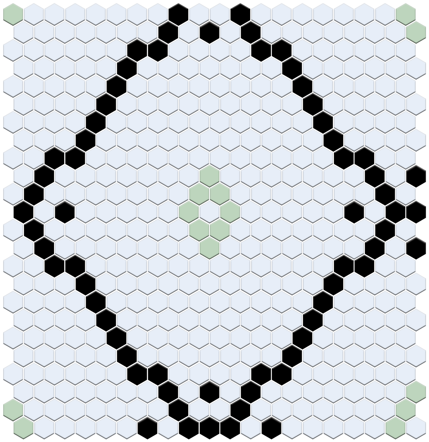 Satin Modage 4 pc. | Pinnacle Hexagon Patterns