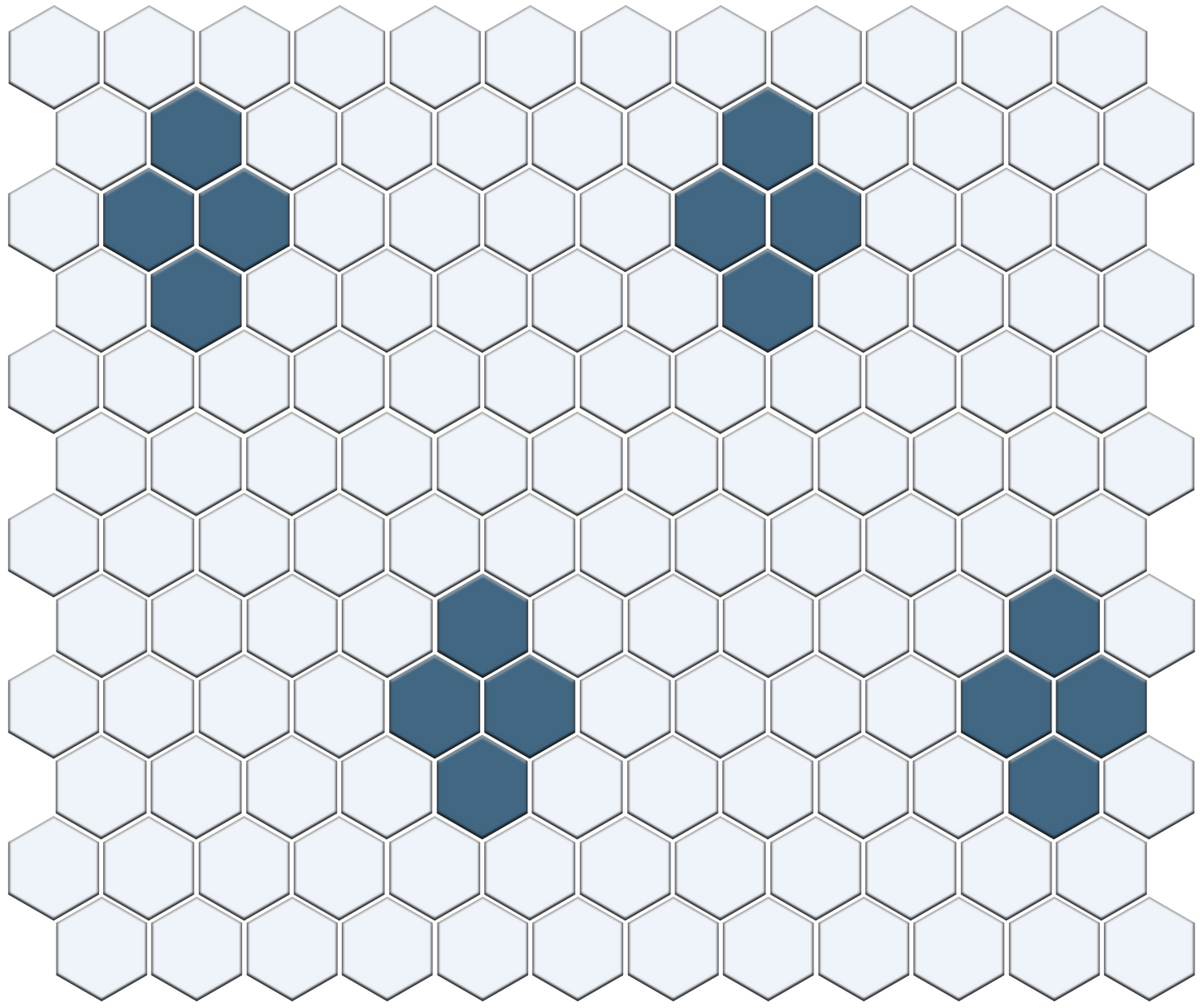 Repeating Quad | Pinnacle Hexagon Patterns