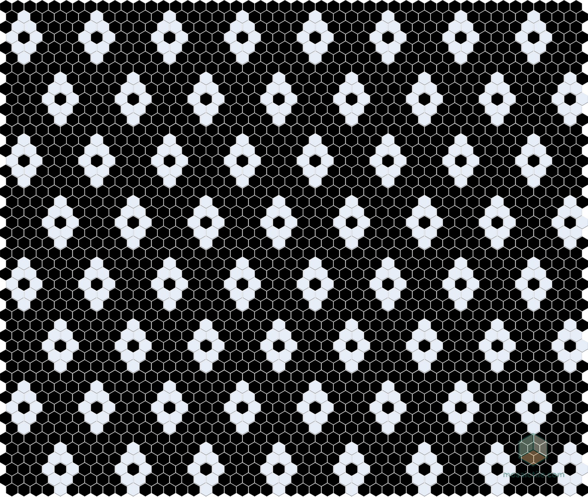 Repeating Diamonds | Pinnacle Hexagon Pattern