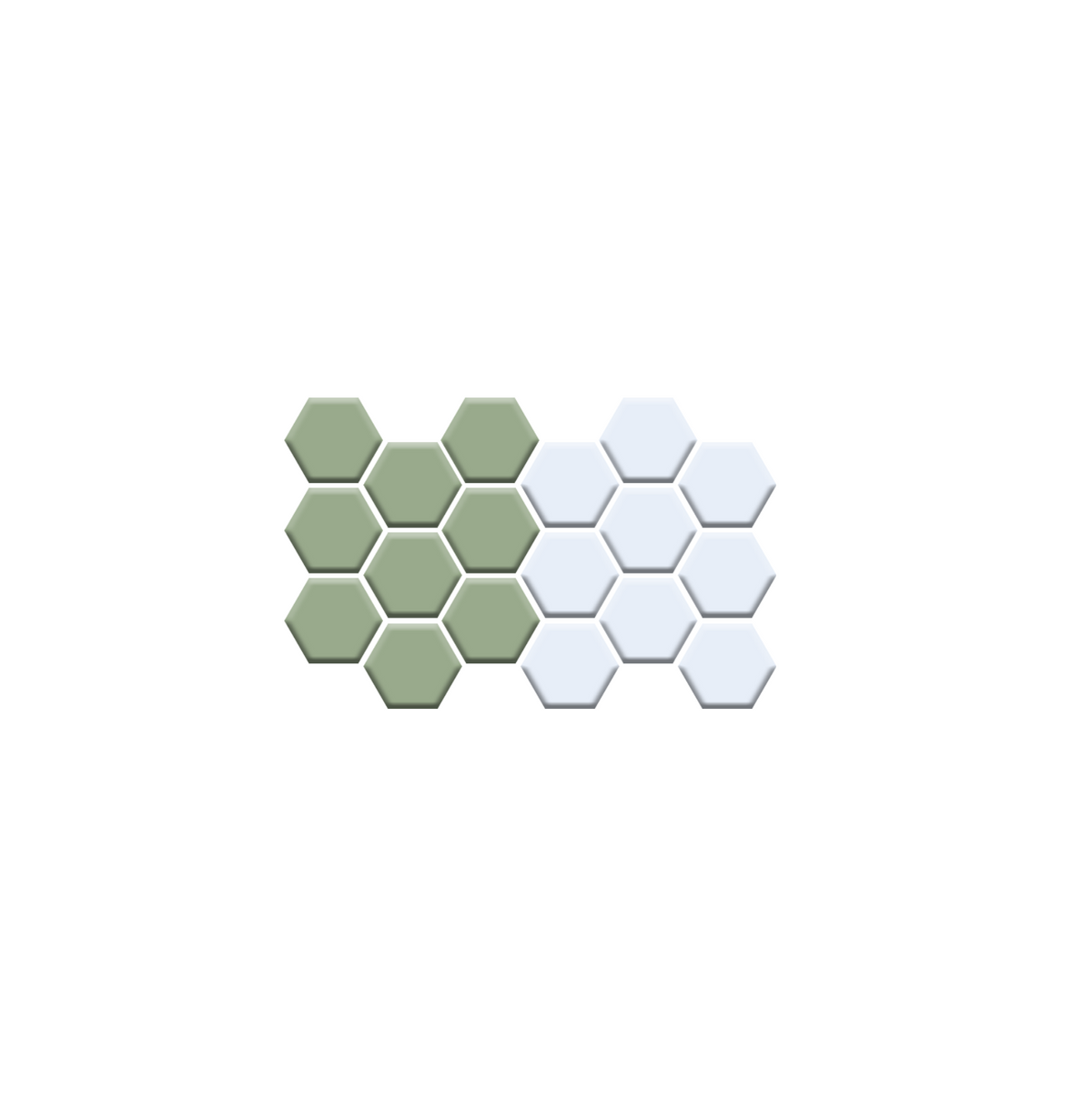 Satin Rosette and Quad | Pinnacle Hexagon Patterns