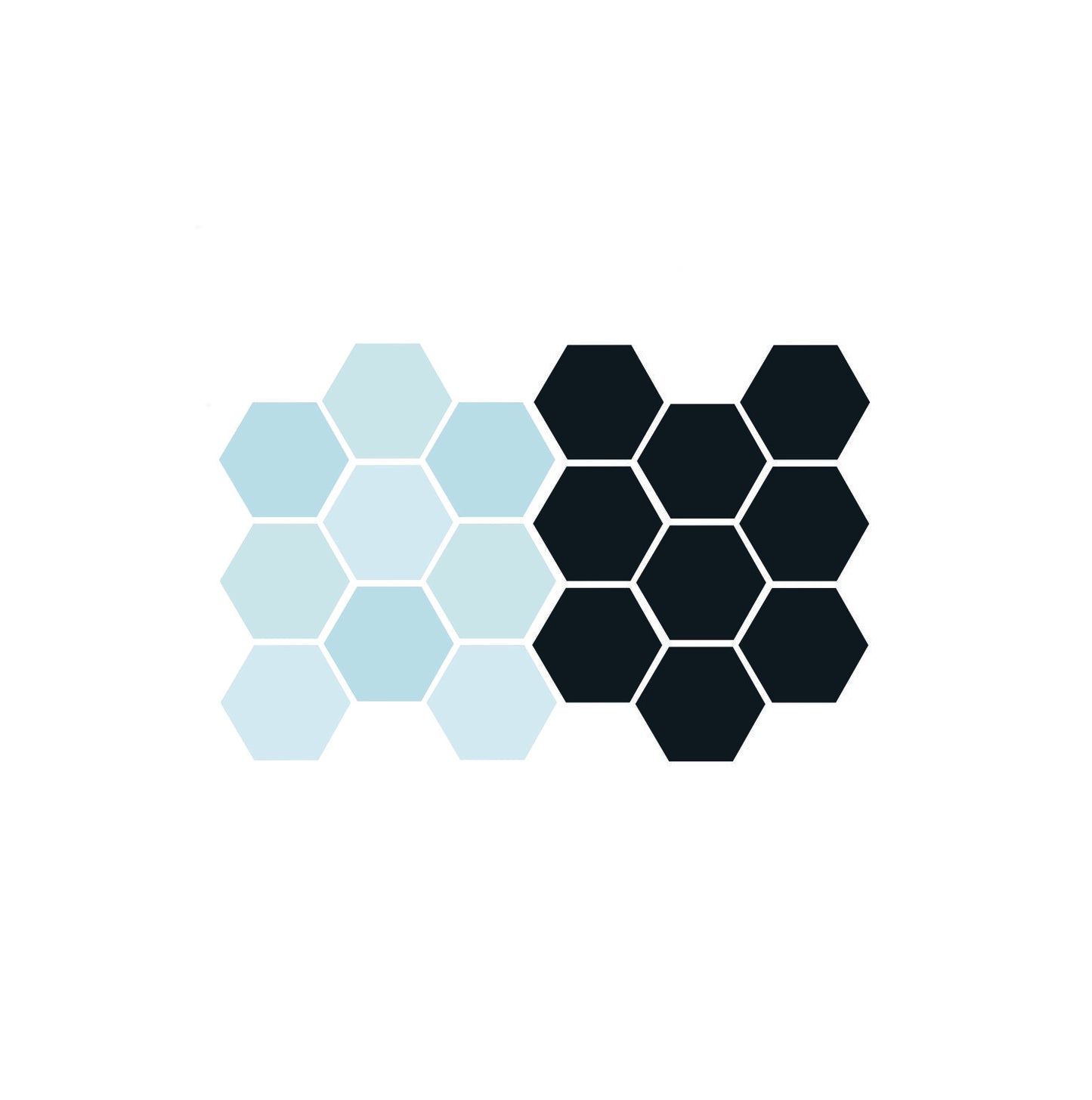 Pinnacle Hexagon Patterns Sample Color