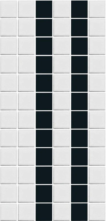 Glazed Aqueduct Border| Craftsman Squares | Porcelain