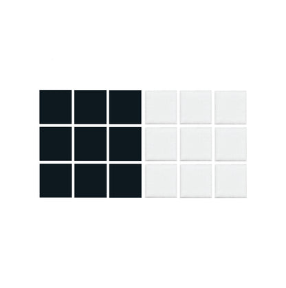 Matte Craftsman Square, Infinity Border Sample, Black and White