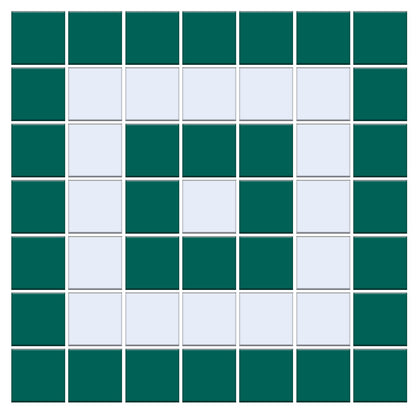 Greek Key Step Border | Craftsman Squares | Porcelain