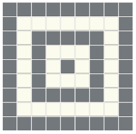 Greek Key | 3/4" Unglazed Porcelain | Pinnacle Square Border