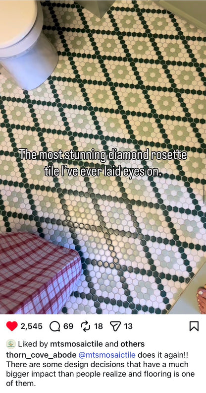 Diamond Rosette | Pinnacle Hexagon Patterns