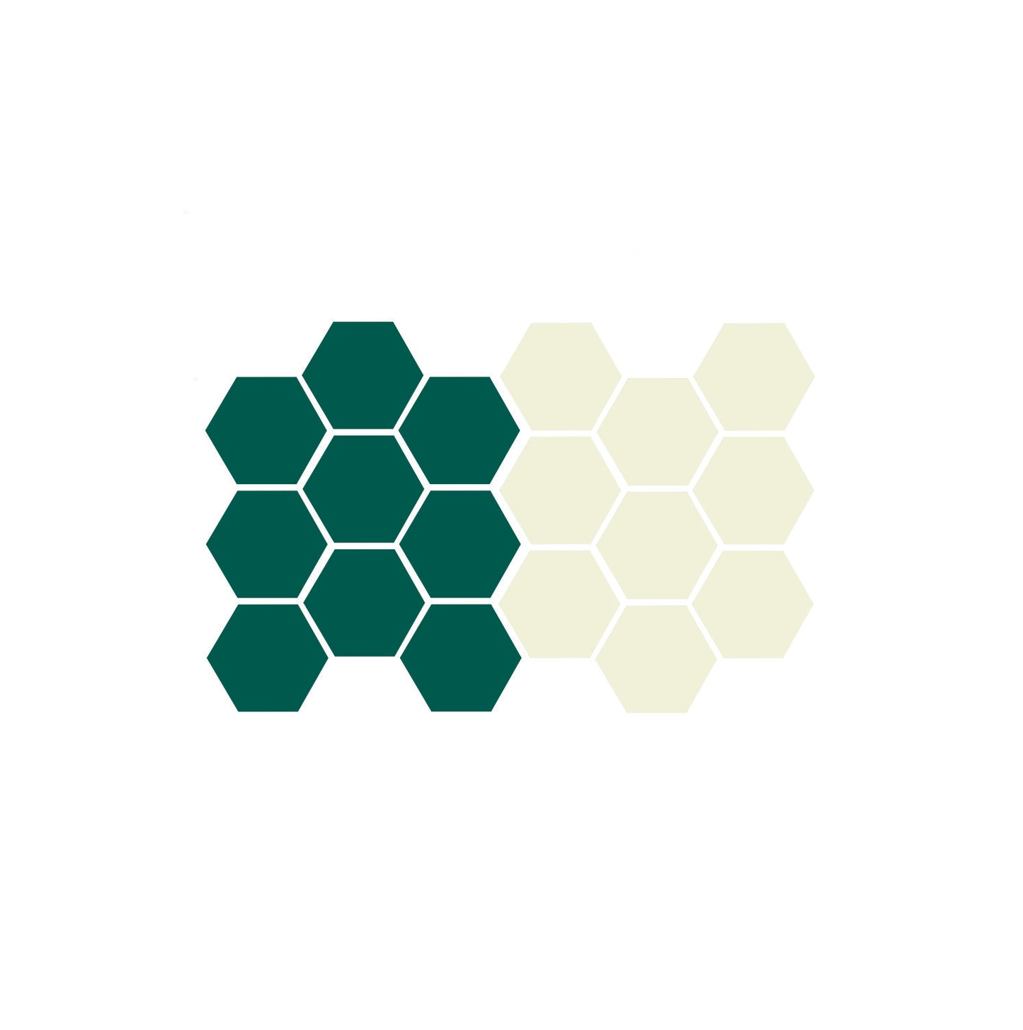 Tile Pinnacle hexagon layout Sample Color