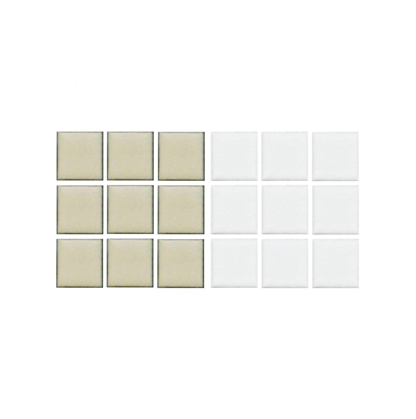 Greek Key Border Lyric Glazed Square Color Sample ease tan on white