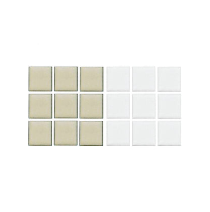 Greek Key Border Lyric Glazed Square Color Sample ease tan on white