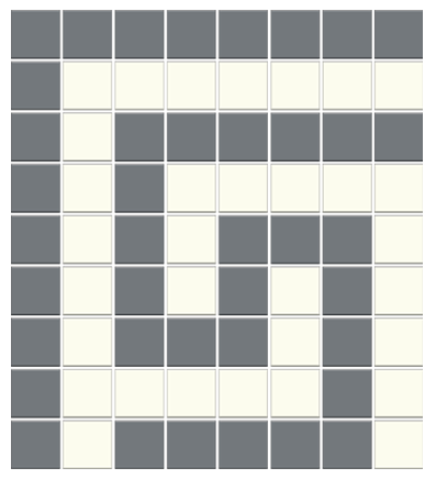 Greek Key | 3/4" Unglazed Porcelain | Pinnacle Square Border