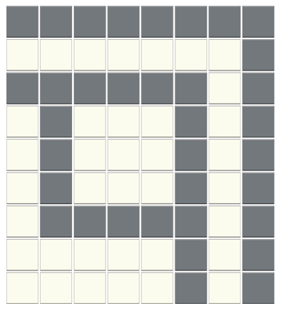 Greek Key | 3/4" Unglazed Porcelain | Pinnacle Square Border