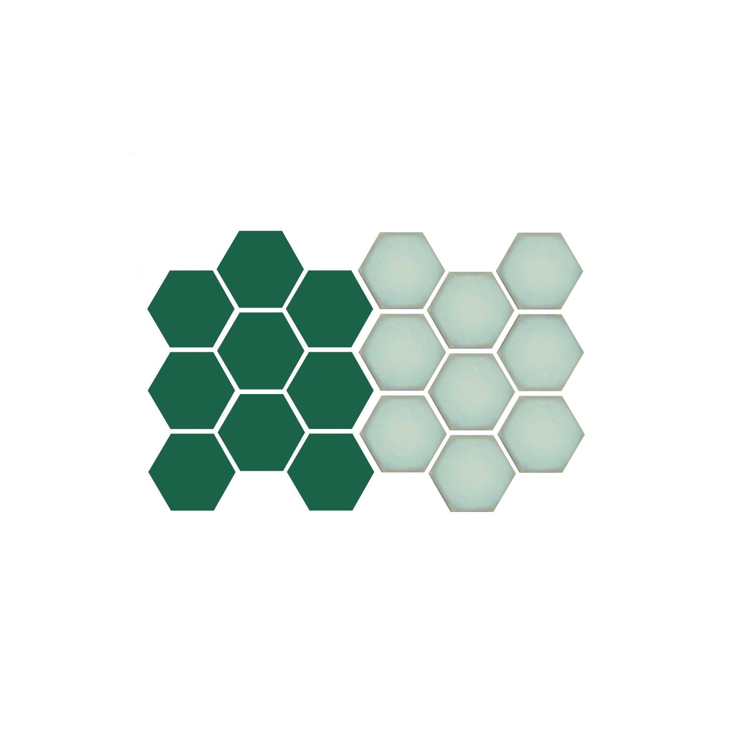 Pinnacle Hexagon Patterns Sample Color