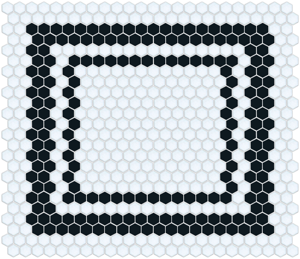 Fila Hexagon Border | Pinnacle Porcelain Tile