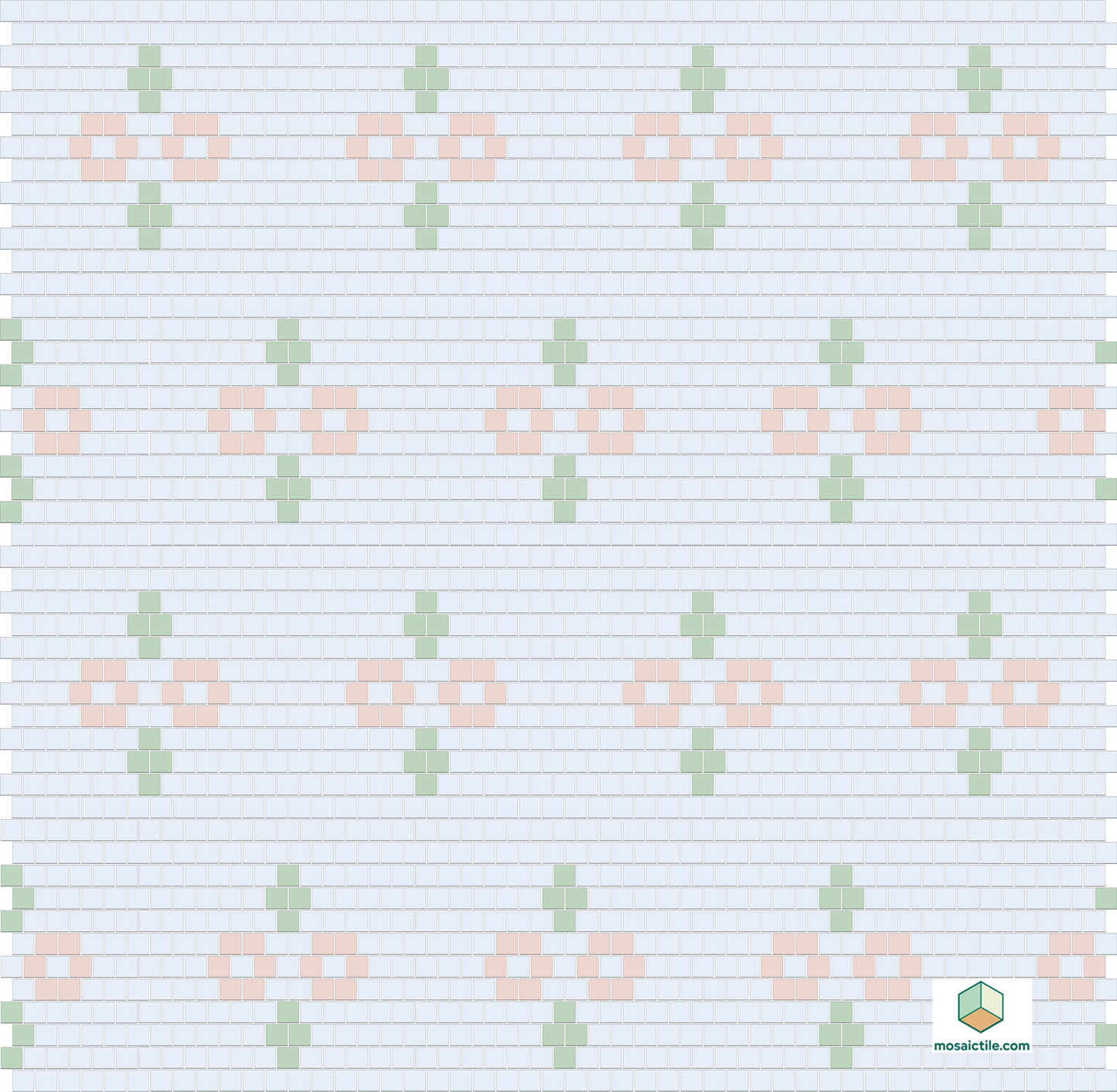 Margherita |Modern Craftsman Square Tile Pattern