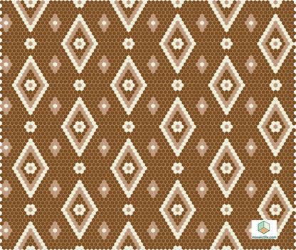 Victoria’s Veil 4 pc. | Pinnacle Hexagon Patterns