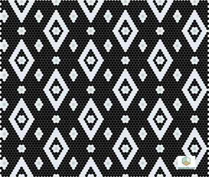 Victoria’s Veil 4 pc. | Pinnacle Hexagon Patterns