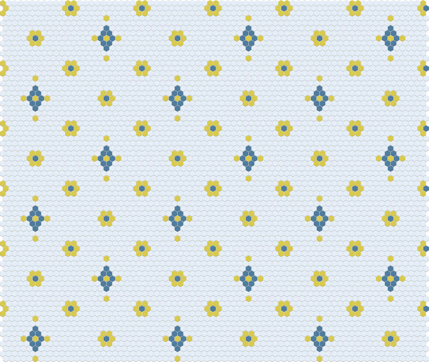 Mountain View 4 pc. | Pinnacle Hexagon Patterns