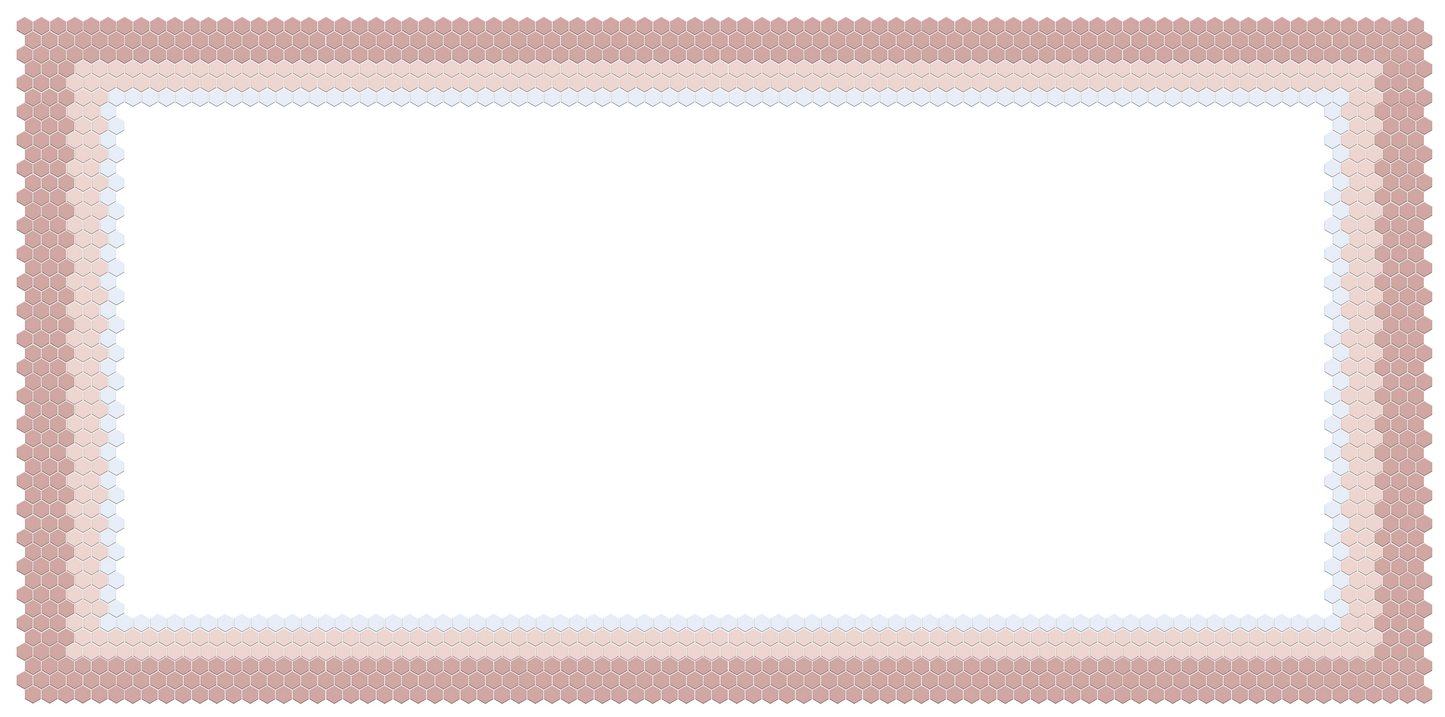 Akala Border | Pinnacle Hexagon Border