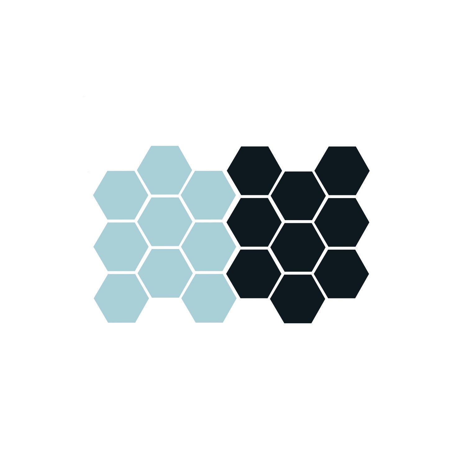 Pinnacle Hexagon Patterns Sample Color