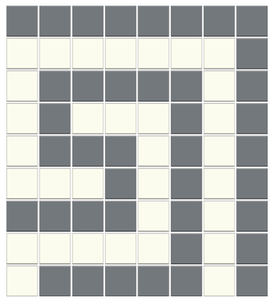 Greek Key | 3/4" Unglazed Porcelain | Pinnacle Square Border