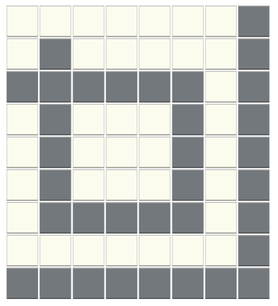 Greek Key | 3/4" Unglazed Porcelain | Pinnacle Square Border