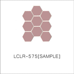 Lyric Colorations | Satin Glazed Porcelain Hexagon Tiles