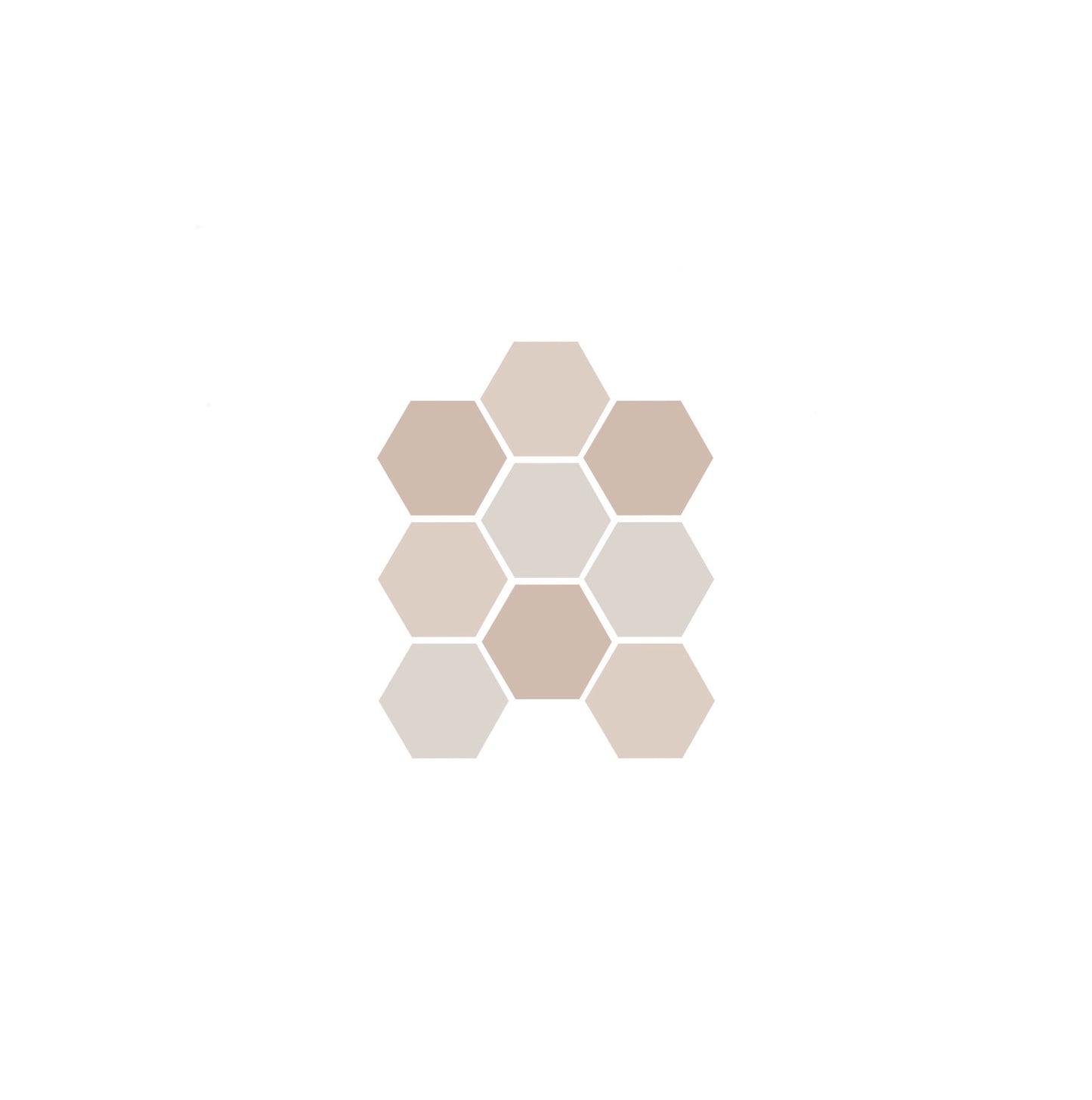 Lyric (Gloss & Matte) Glazed Hexagons