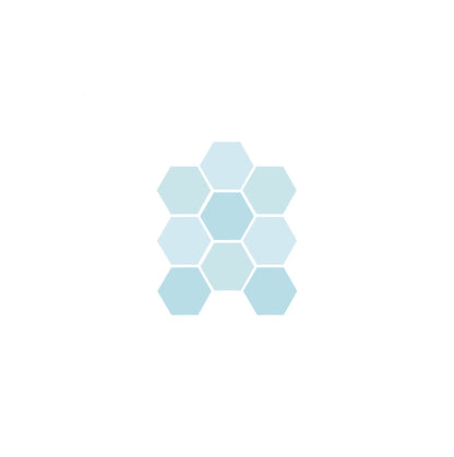 Lyric (Gloss & Matte) Glazed Hexagons