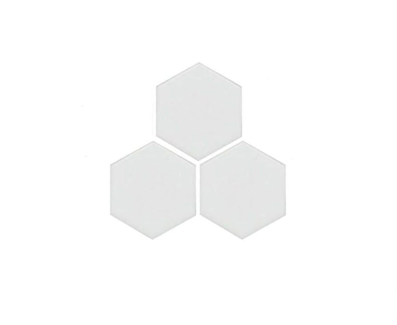 Glazed Porcelain Hexagons Sample
