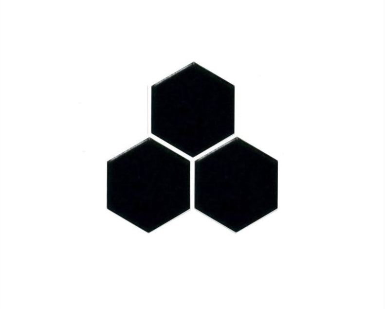 Glazed Porcelain Hexagons Sample
