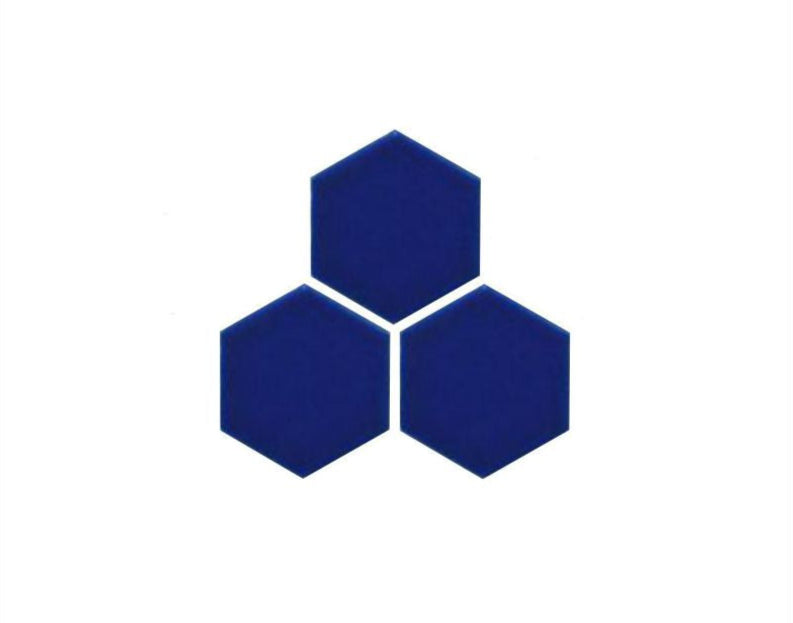 Glazed Porcelain Hexagons Sample
