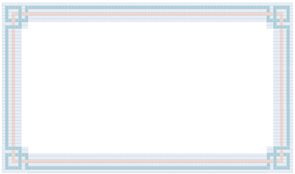 Glazed Aqueduct Border| Craftsman Squares | Porcelain