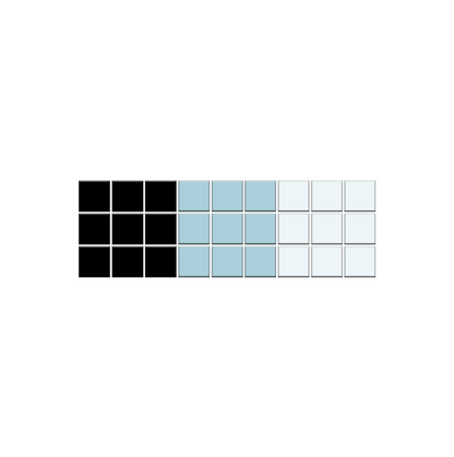 Glazed Aqueduct Border| Craftsman Squares | Porcelain
