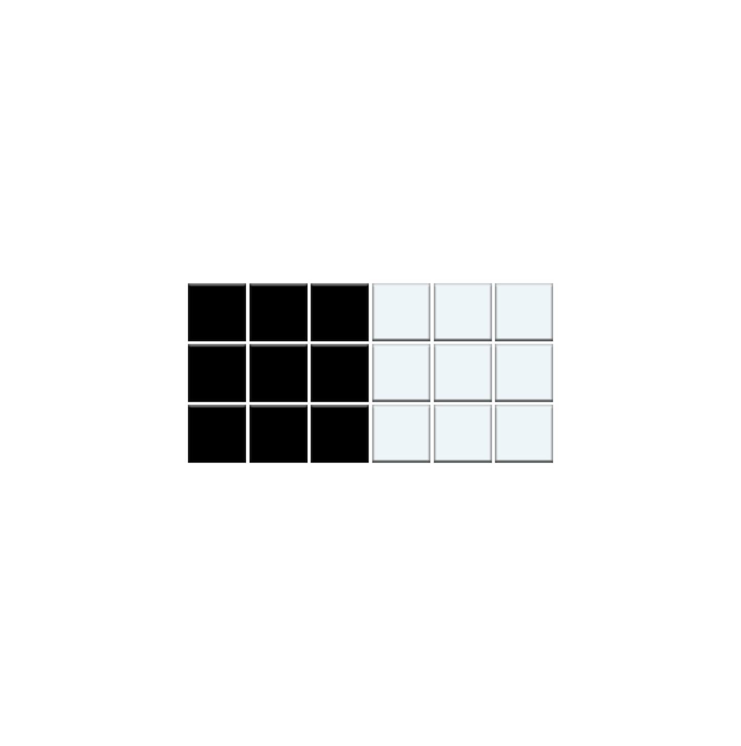 Glazed Aqueduct Border| Craftsman Squares | Porcelain