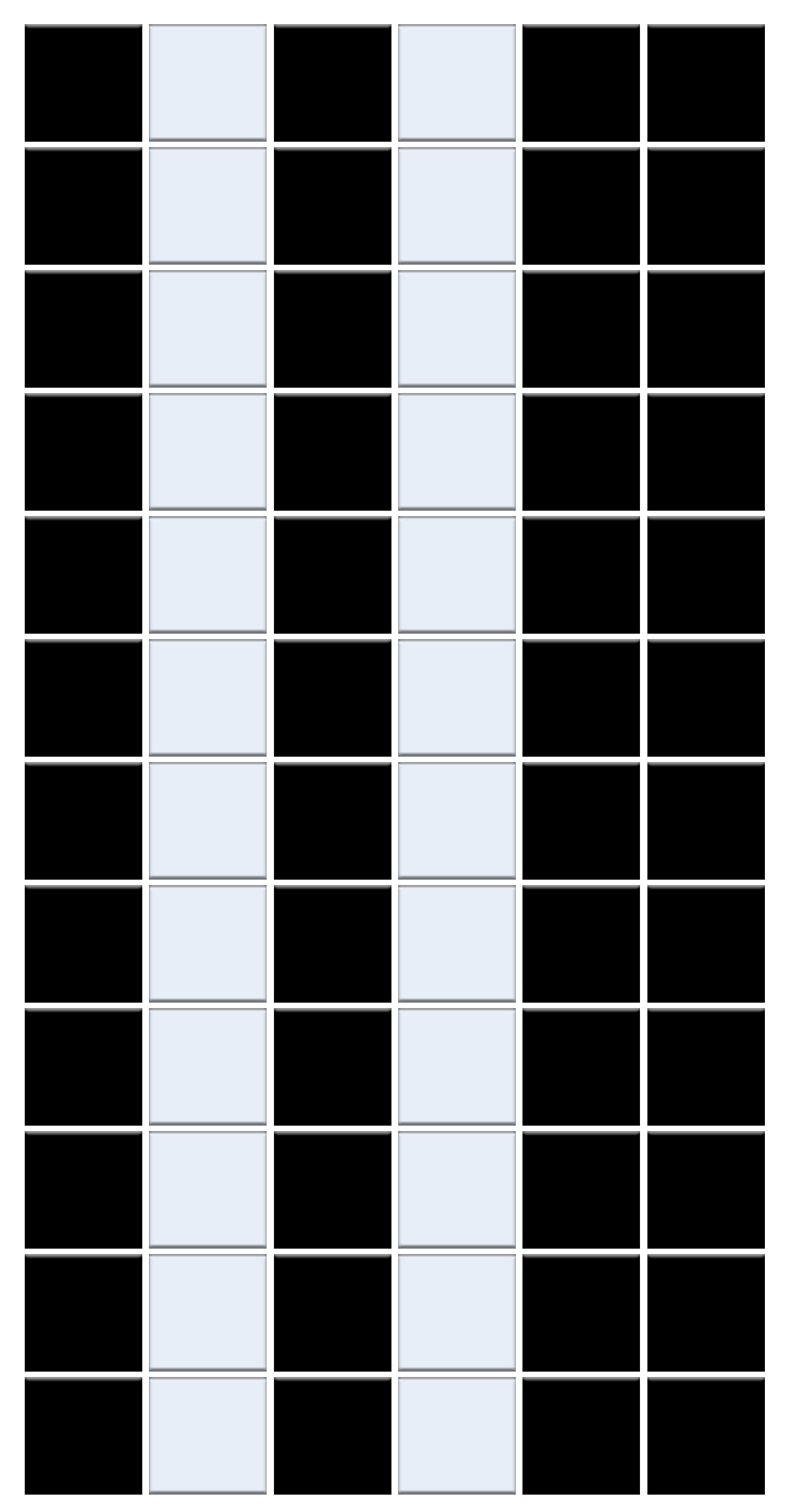 Glazed Aqueduct Border| Craftsman Squares | Porcelain