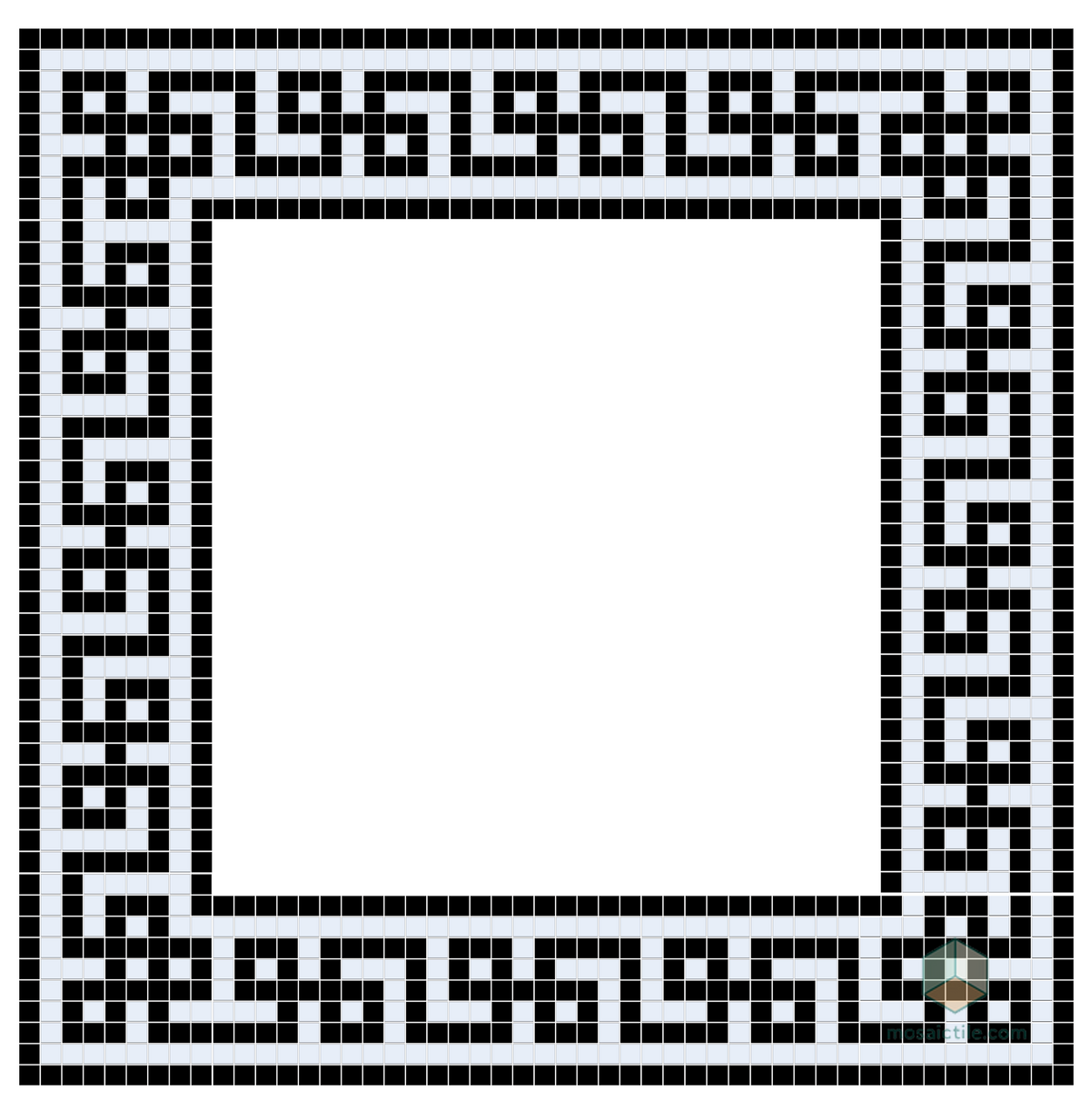 Infinity Border | Craftsman Squares | Porcelain