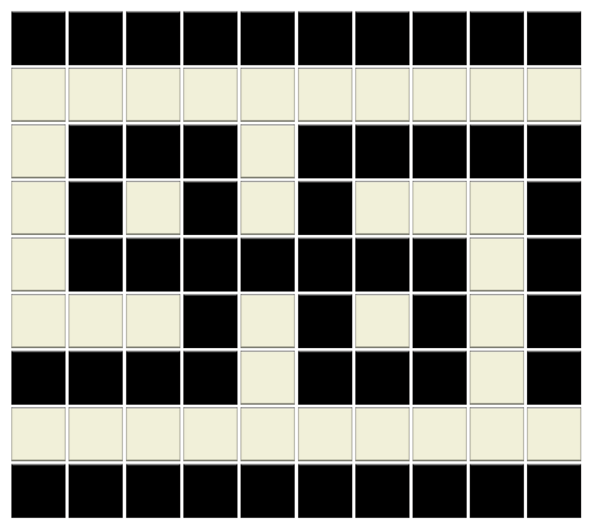Infinity Border | Craftsman Squares | Porcelain