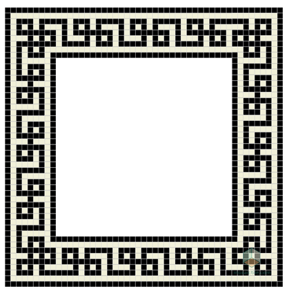 Infinity Border | Craftsman Squares | Porcelain