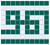 Emerald Green on Satin White
