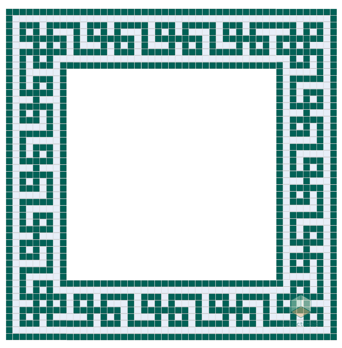Infinity Border | Craftsman Squares | Porcelain