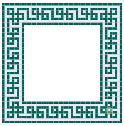Infinity Border | Craftsman Squares | Porcelain