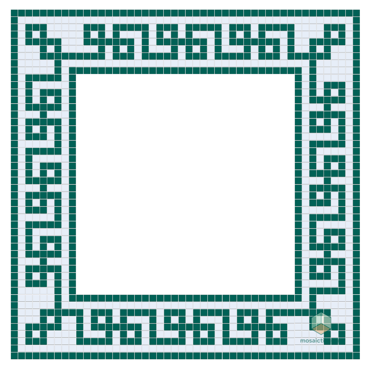 Infinity Border | Craftsman Squares | Porcelain
