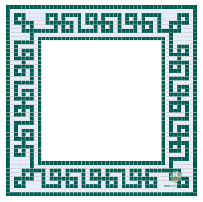 Infinity Border | Craftsman Squares | Porcelain