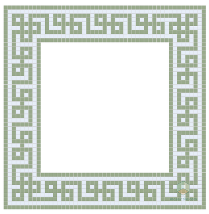 Infinity Border | Craftsman Squares | Porcelain